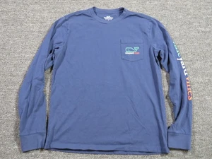 Vineyard Vines Shirt Boys Large Long Sleeve St Paddys Day Whale Graphic 2017 - Picture 1 of 11