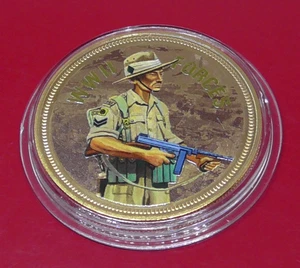 Medal Medallion WW2 WWII Forces War Commemorative 9th Gurkha Rifles Corporal - Picture 1 of 10