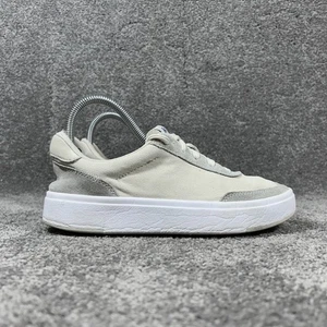 Zapatos deportivos Kizik Praga para mujer talla 7 beige lona gamuza cuero usados - Imagen 1 de 11
