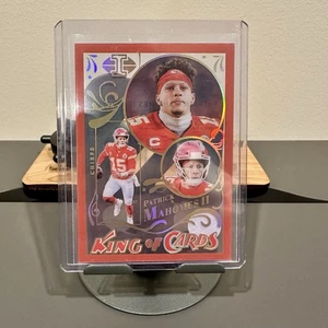 2022 Panini Illusions Patrick Mahomes II King Of Cards Red /199 SP Color Match - Picture 1 of 1