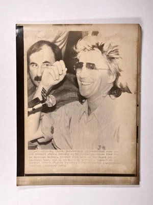 Rod Stewart Photo Original Black And White Press Promotion March 7th 1989 - Image 1 of 4