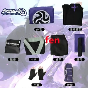 Anime Scissor Seven Killer Seven Cosplay Costume Full Set Carnival Outfits New - Picture 1 of 7