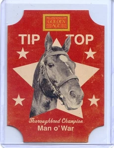 2013 Panini Golden Age Tip Top Bread Labels NO.4 Man o' War - Picture 1 of 3