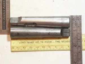 Tool TAPER ADAPTER COLLIS HASSNER 1 2 OUTSIDE 1 INSIDE MORSE SLEEVE 1/PACK QTY 2 - Picture 1 of 13