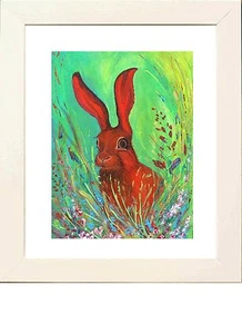 Hele Hare - Framed Print from original by Keri Manning-Dedman - Picture 1 of 1