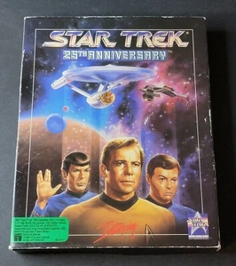 Star Trek 25th Anniversary Interplay 1991 5 x 5.25" Disc Big Box - Picture 1 of 4