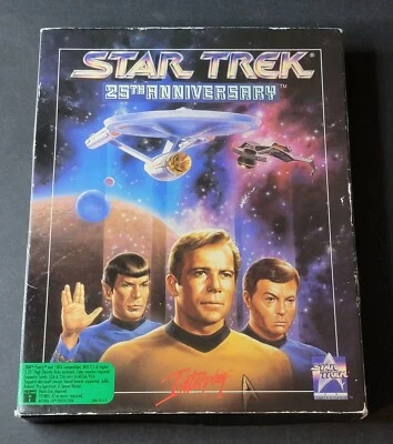 Star Trek 25th Anniversary Interplay 1991 5 x 5.25" Disc Big Box - Image 1 of 4