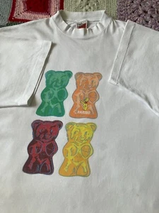 Vintage 90s Haribo Jelly Bears Junk Food Promo Stained Tee - Bild 1 von 15