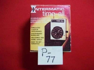 VINTAGE INTERMATIC TIME-ALL 24 HOUR AUTOMATIC CORDLESS LAMP & APPLIANCE TIMER EC - Picture 1 of 5
