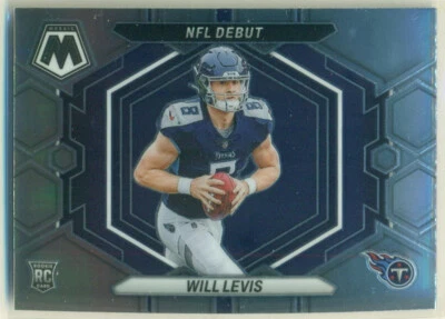 2023 Panini MOSAIC Base Set NFL Debut ND-4 WILL LEVIS RC Tennessee Titans - Image 1 of 2