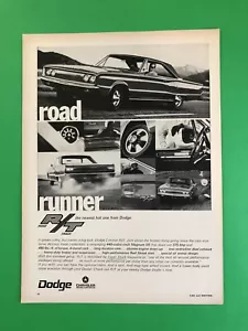 1967 DODGE R/T RT 440 MAGNUM ORIGINAL VINTAGE PRINT AD ADVERTISEMENT PRINTED 67 - Bild 1 von 1