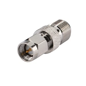 10pcs RF SMA Male Plug to F-Type Female jack straight RF Coax Connector Adapter - Picture 1 of 3