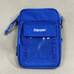 Supreme Cordura Pouch Blue Streetwear Bag Accessory Crossbody Shoulder Bag - Picture 1 of 10