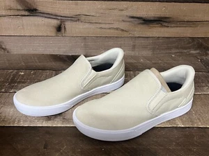 ⚡️Scarpa sneaker slip-on Kizik Venice in tela marrone sabbia taglia 5,5 uomo 7 donna NUOVA⚡️ - Foto 1 di 6
