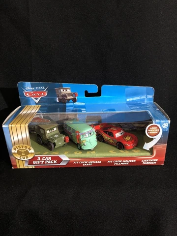 Disney Pixar Cars Piston Cup 3-Car GIFT PACK SARGE FILLMORE LIGHTNING McQUEEN Cover