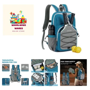 Pickleball Bag, Pickleball Backpack for Women and Men, Padel Bag Fits 2 to 4 ... - Picture 1 of 8