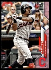 2020 TOPPS MINI PINK /25 Jose Ramirez Cleveland Indians #374