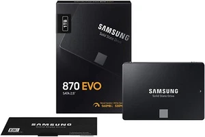 Samsung 870 EVO 1TB SSD Fast 2.5" SATA III Internal Drive Intelligent TurboWrite - Picture 1 of 12