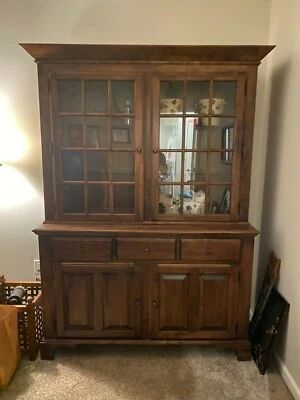 Antique Stickley Audi Mahogany China Cabinet - BRAND NEW CONDITION - Image 1 of 4