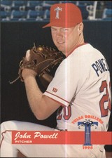1995 Tulsa Drillers Team Issue #20 John Powell - NM-MT