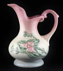 Hull Pottery Small Widflower Ewer Pitcher W-2-5 1/2 Crazing Present - Picture 1 of 8