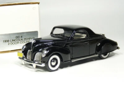 Durham DC-4 1/43 1938 Lincoln Zephyr White Metal Handmade Model Car - Image 1 of 4