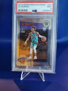 Ja Morant 2019-20 #297 Panini Hoops Premium Stock Tribute RC PSA 9 come nuovo - Foto 1 di 2