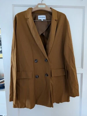 NWOT Elizabeth and James Autumn Gold Double Breasted Blazer Jacket size XL Coat - Image 1 of 4