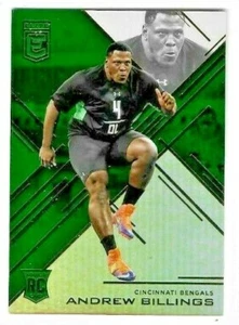 Andrew Billings 2016 Panini Donruss Elite GREEN Rookie RC #140 Bengals - Picture 1 of 1