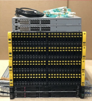 HP 3PAR 7400c 360 Gen10 16GB FC 17TB All Flash 96 Core Platinum 1TB SAN Solution - Image 1 of 3
