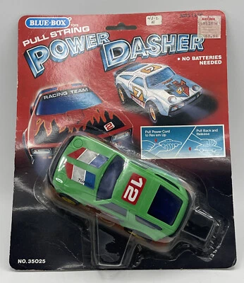 Blue-Box Pull String Power Dasher Porsche Rare 35025 VTG BNIP - Image 1 of 4