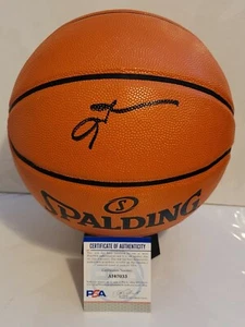 Allen Iverson Signed Philadelphia 76ers Spalding GB Series Basketball PSA/DNA... - Picture 1 of 9