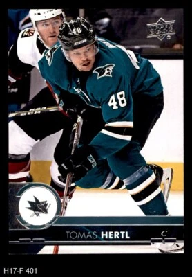 2017 Upper Deck #401 Tomas Hertl Sharks 8 - NM/MT - Image 1 of 2