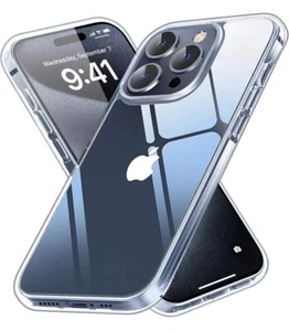 Clear Case iPhone 15 Pro Max Plus Clear Shockproof Phone Cover - Picture 1 of 1