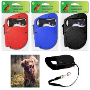 1 Pc 16 Ft Retractable Dog Leash Extending Lead for Medium Large Dogs Pet Auto - Picture 1 of 1