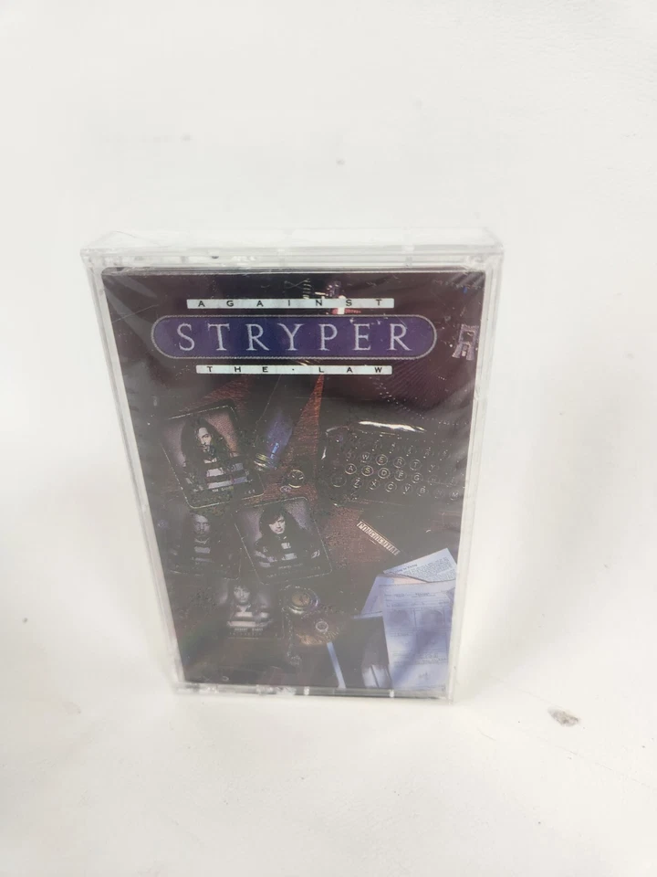 Stryper Against The Law Cassette Tape Enigma UK 1990