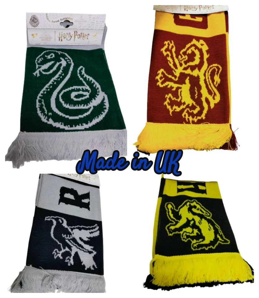 Harry Potter All House Bufanda Niños Adultos Mago Escuela Tejido Elegante Bufanda de Lana  Foto 1 de 1