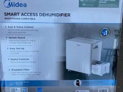Deshumidificador de acceso inteligente Midea MAD35S1AWWT 35 pintas con aplicación y control por voz Foto 1 de 2