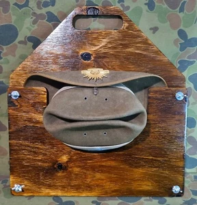 Slouch Hat Press and Carrier. Awesome Oak #90-58 for Hat up to Size 58 - Picture 1 of 16