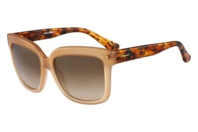 $245 Salvatore Ferragamo SF676S Sunglasses Tortoise 238 Amber Rectangle - Image 1 of 4