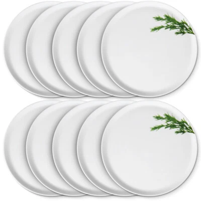 10er SET CreaTable - EUROPA KRÄUTER - Pizzateller ROSMARIN 33 cm aus Porzellan - Bild 1 von 3