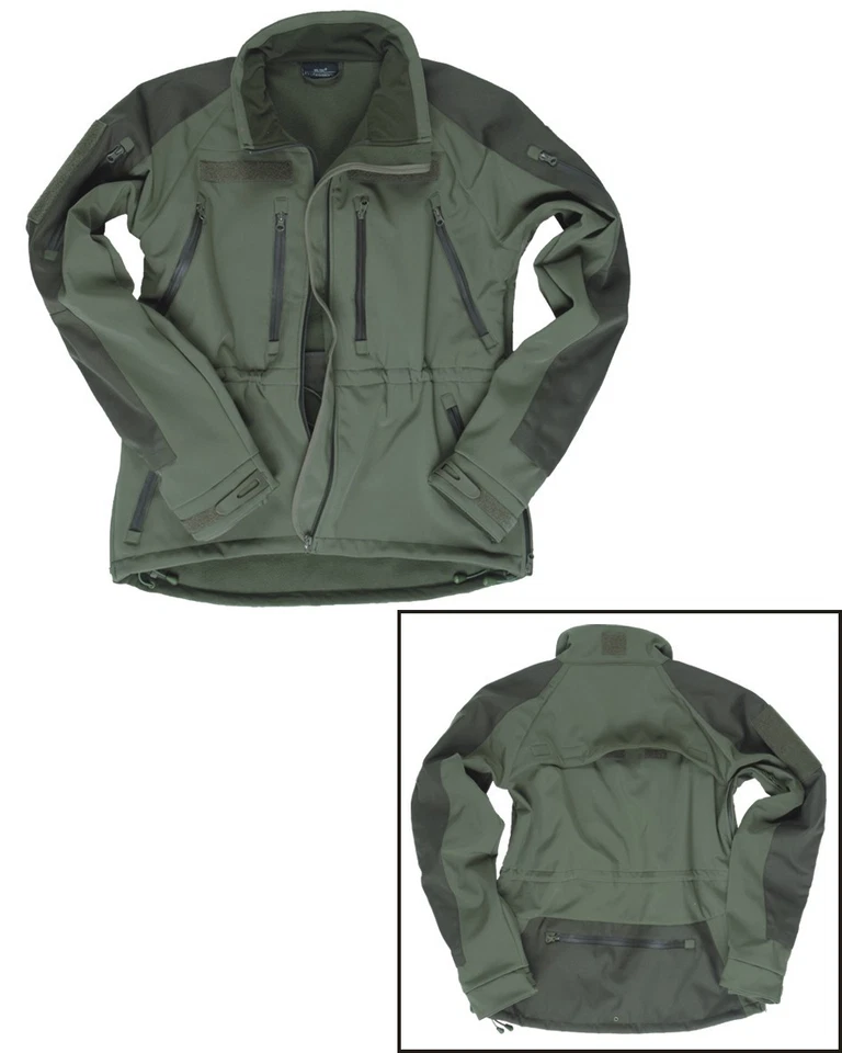 Softshell Jacke Softshell-Blouson MiL-Tec Plus oliv - Bild 1 von 1