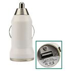 white Universal Micro Mini Car Cigarette Lighter to USB Charger Adapter Generic