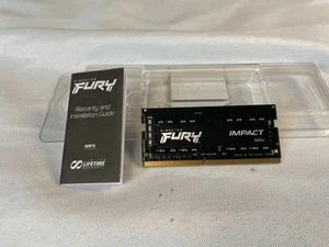 Kingston Fury Impact KF432S20IB/16 Black 16GB DDR4 Memory RAM - Picture 1 of 11