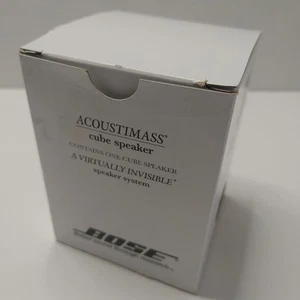 1x Altavoces de cubo único negros OEM BOSE Acoustimass montables caja abierta - Imagen 1 de 6