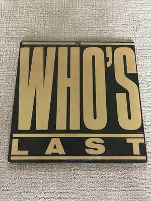 THE WHO WHO'S LAST DOUBLE VINYL LP RECORD 1984 MCA RECORDS MCA2-8018 NICE! - Image 1 of 4
