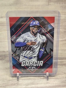 MF 2022 Topps Fire Red Foil Adolis Garcia Rangers #181 - Picture 1 of 2
