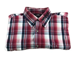 Wrangler PBR Professional Bull Rider Shirt Men's Pearl Snap Plaid Multicolor 2XL - Picture 1 of 22