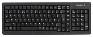 CHERRY - Clavier Compact G84-5200, Filiaire, USB / PS/2, Noir - Photo 1/2