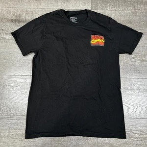 Camiseta Marvel Hombres M Negra Marvel Comics Hulk Spider-Man Iron-Man Gráfico Informal - Imagen 1 de 7